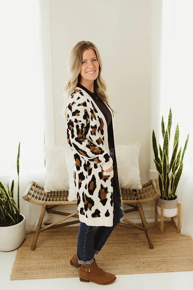 Cozy Leopard Cardi